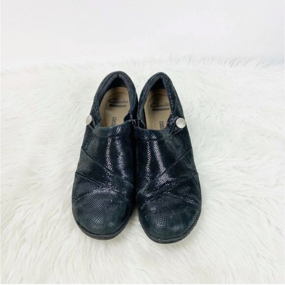 Clarks Channing Ann Slip-On Women’s Size 6 Comfort Clogs Casual Loafer Zip - Picture 4 of 13